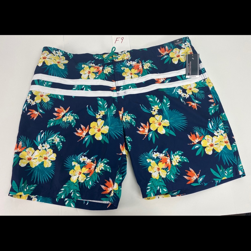 ROUNDTREE & YORKE MENS SWIM TRUNKS 4XB BIG